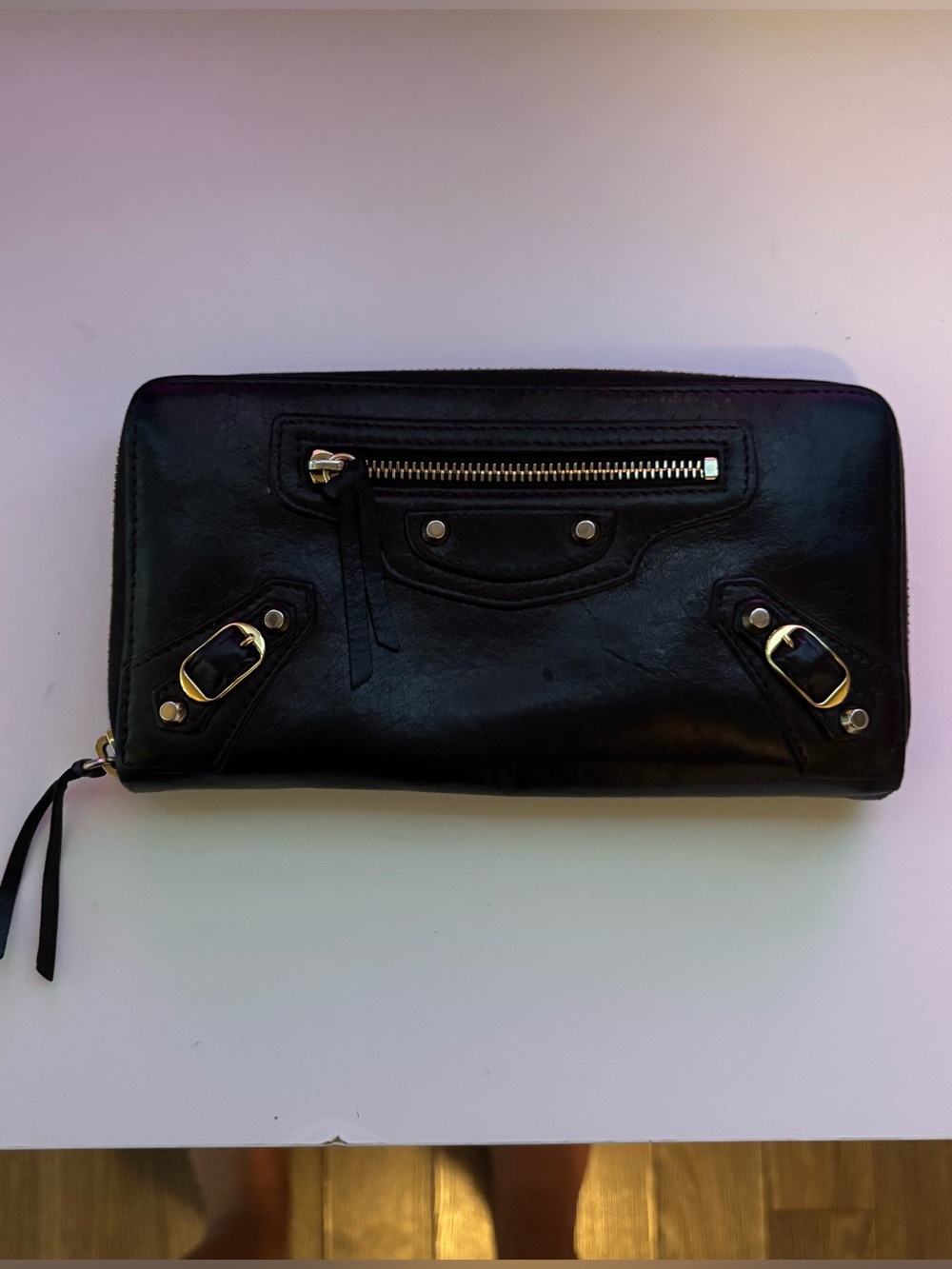 Balenciaga Leather City wallet